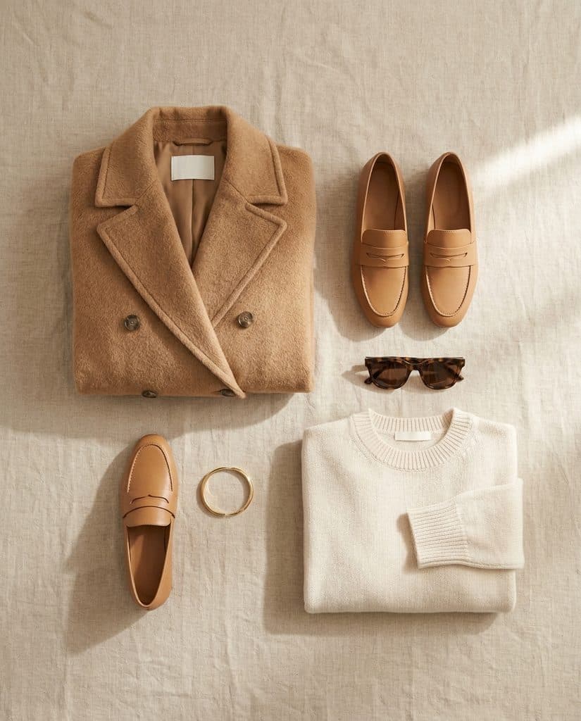 Moda · Flat lay